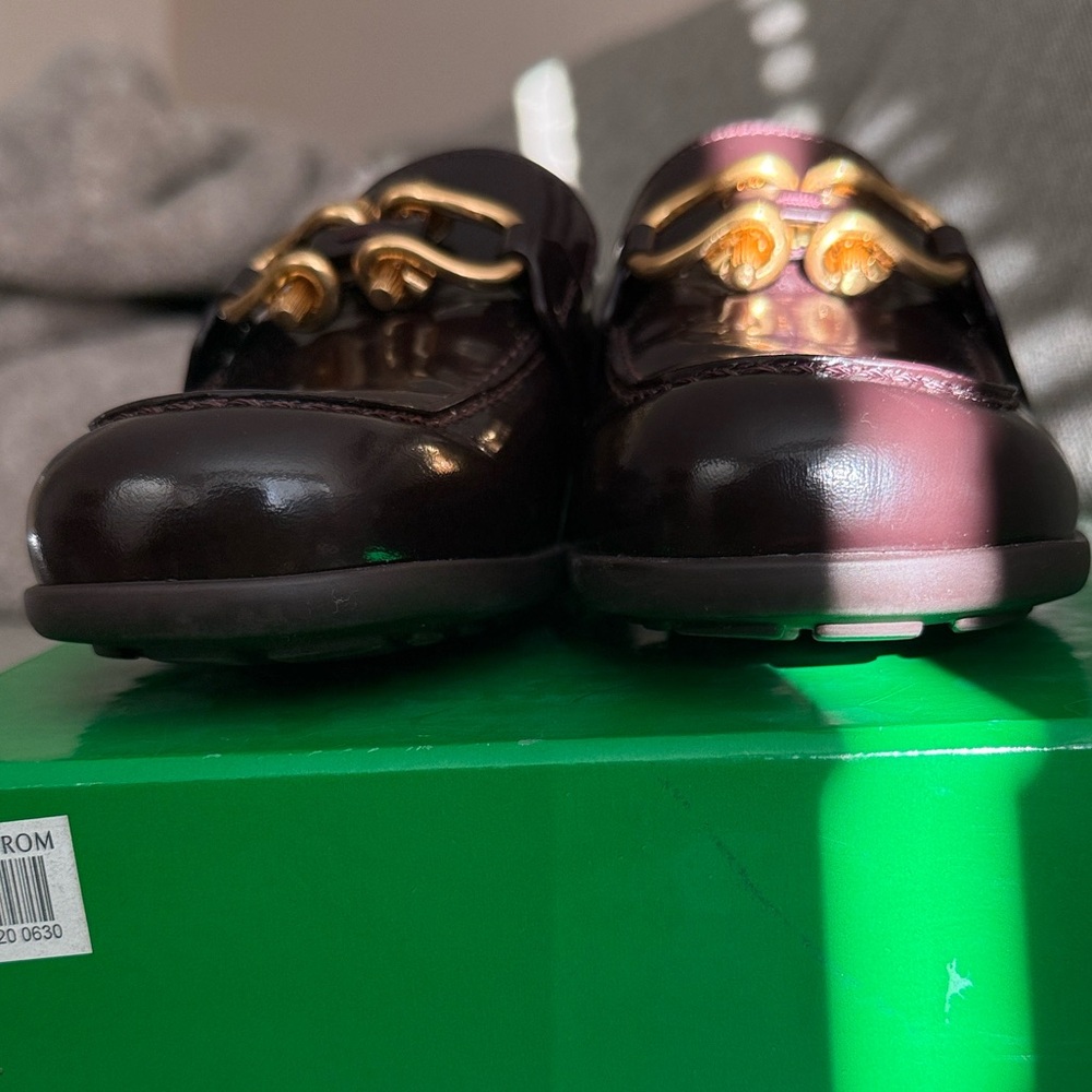 Bottega Veneta Madame Loafers with Gold Accents - Picture 5 of 7